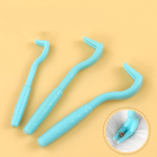 Tick Remover Tool Effortlessly Ticks Fleas Remover Convenient Tick And Flea Remover Pet Cat Dog Tick Clamp Pet Supply