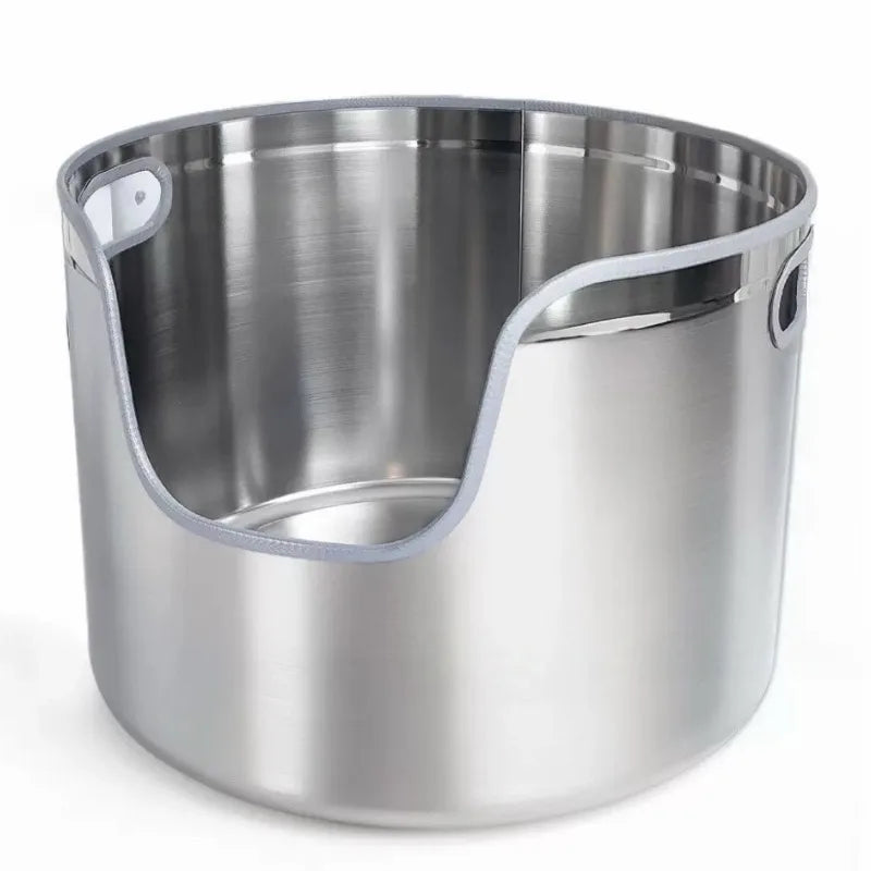 Stainless Steel Cat Litter Box Cat Toilet Litter Pet Cats Sandbox Self-cleaning Cats Supplies Sand Boxes Carrier Pets Sandboxes