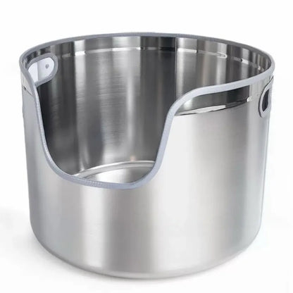 Stainless Steel Cat Litter Box Cat Toilet Litter Pet Cats Sandbox Self-cleaning Cats Supplies Sand Boxes Carrier Pets Sandboxes