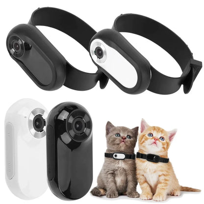 Pet Recorder Thumb Pet Camera HD Cat & Dog View Camera Collar Pet Camera