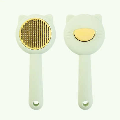 Cat Dog Grooming Brush Deshedding Tool for Loose Fur Removal Slicker Brush Pet Hair Care Essential