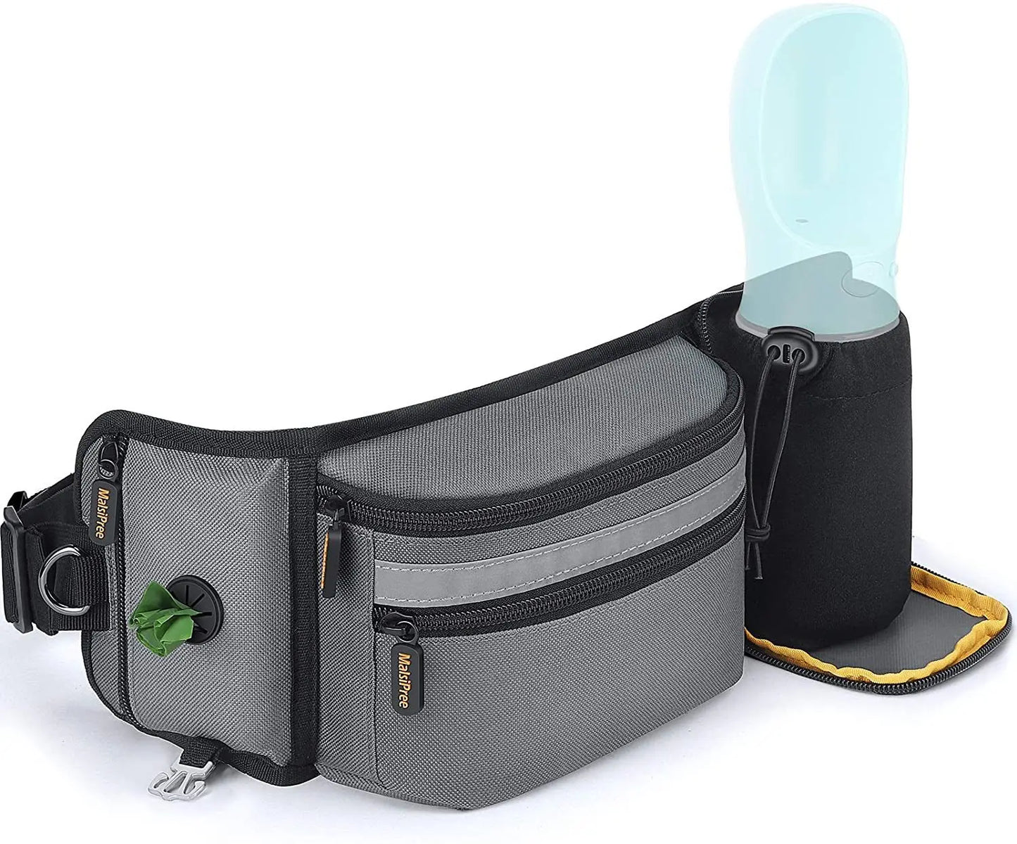 Dog Outdoor Training Waist Bag Multi-functional Dog Feeding Snack Bag Portable Walking Travel Dogs Treat Pouch With D Ring