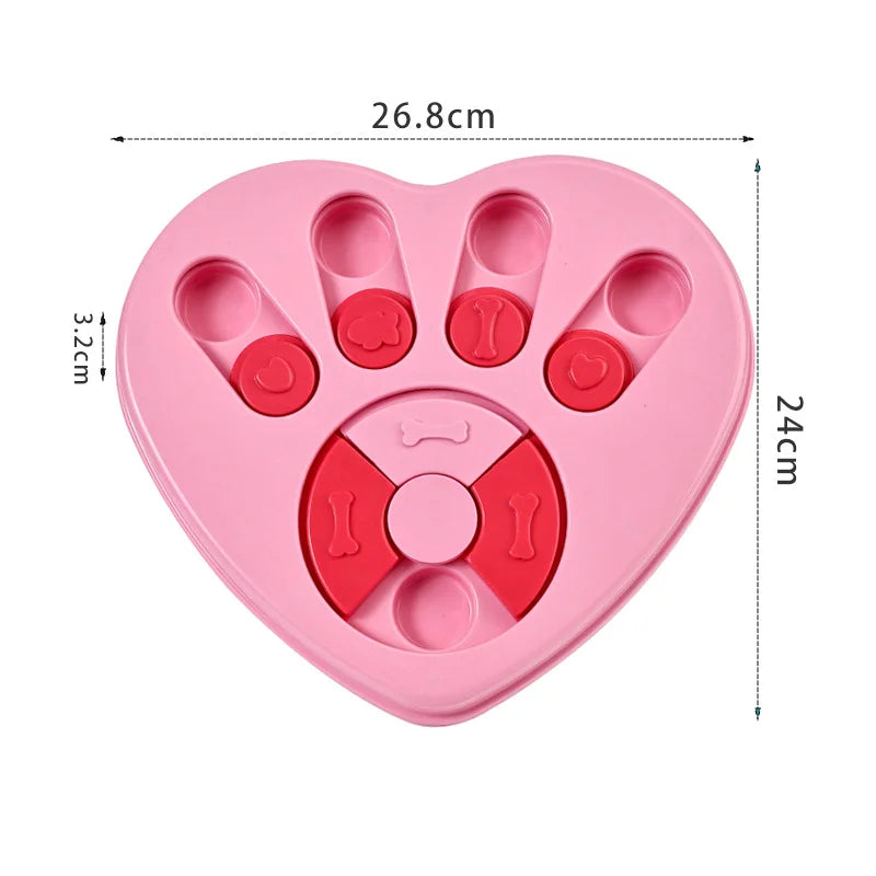 Dog Puzzle Toys Slow Feeder Interactive Iq Food Dispenser Nonslip Bowl Dog Interactive Toy Pet Puzzle Cat Dogs Training Game
