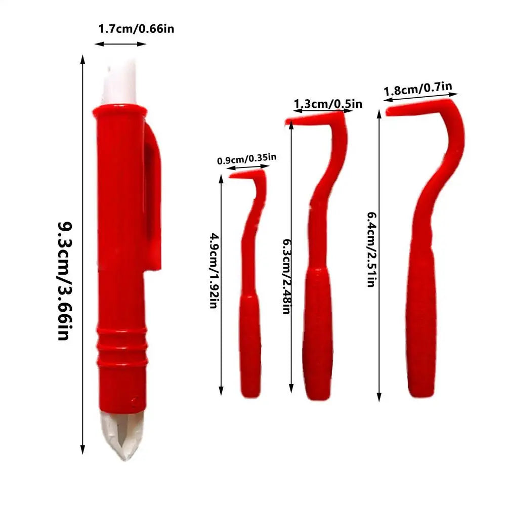 4PCS Flea Remover Hook Tick Remover Tweezer Tick Pull Pet Cat Dog Tick Clamp Accessaries Pet Mite Flea Extractor Dog Accessaries