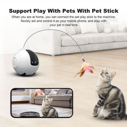 Pet Surveillance Camera 4MP 360° Robot Camera Bidirectional Dialogue Motion Detection Baby Pet Camera for Dog Cat Baby Elderly