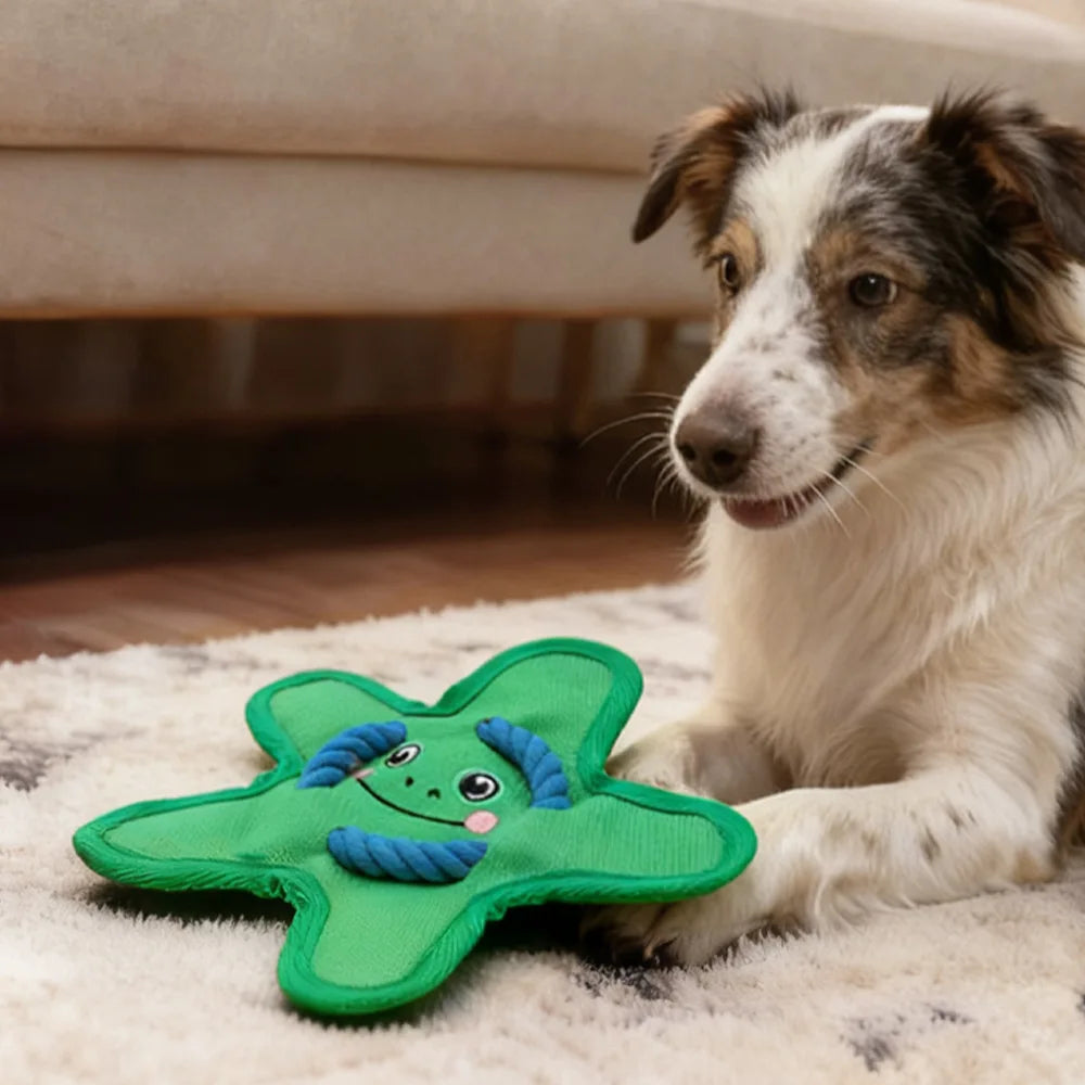 Dog  Pet Toy - Durable Chew Resistant Interactive Squeaky Crinkle Paper Sound Toy for Puppies Small Medium Large Dogs