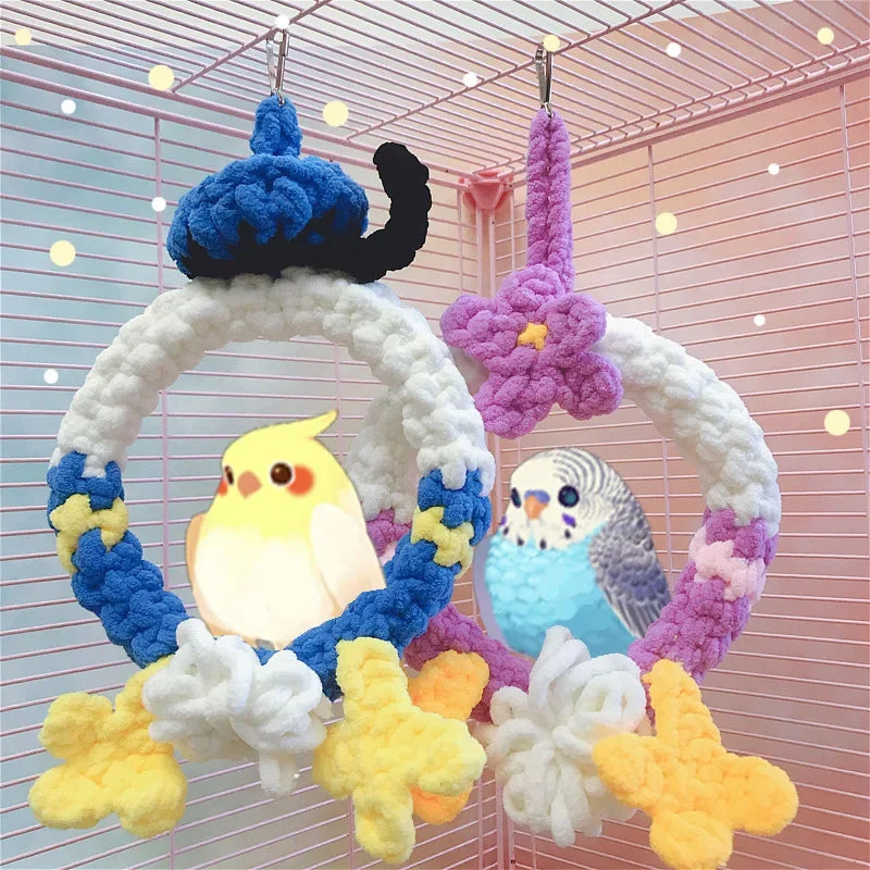 Small Animals Pets Plush Hammocks Swings Parrots Hamsters Guinea Pigs Birdcages Decorations Nest Climbing Toys Cute Pet Supplies