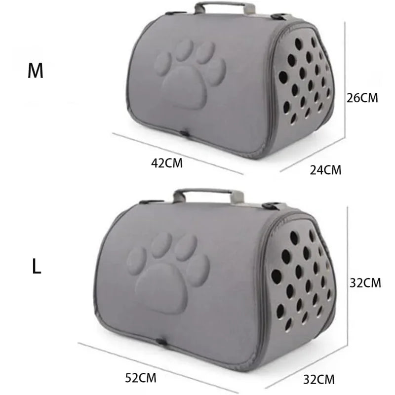 Portable Dog Cat Carrier Bag Large Capacity Outdoor Travel Dog Carrier Shoulder Bag Sling Breathable Cat Handbag for Small Dogs