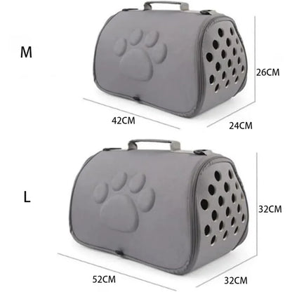 Portable Dog Cat Carrier Bag Large Capacity Outdoor Travel Dog Carrier Shoulder Bag Sling Breathable Cat Handbag for Small Dogs