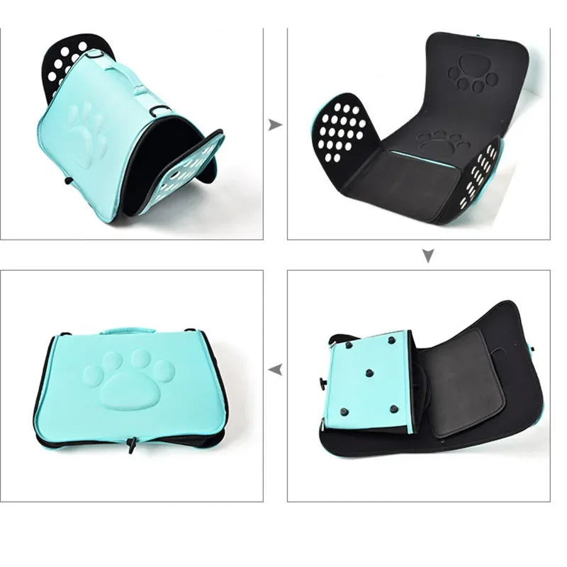 Portable Dog Cat Carrier Bag Large Capacity Outdoor Travel Dog Carrier Shoulder Bag Sling Breathable Cat Handbag for Small Dogs
