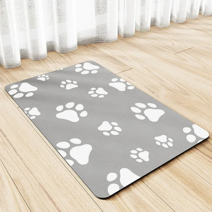 Pet Mats, Diatomaceous Earth Style Mat Dog Feeding Mats Waterproof Non Slip Mats Dog Sleeping Mats