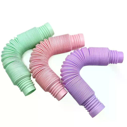 Fun Small Pet Hamster Ferret Rabbit Tunnel Collapsible Telescopic Pipe Training Channel Pipe Stretch Tube Hamster Toy Accessory