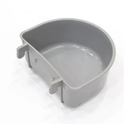 1pc plastic small animal feeding bowl, portable hanging pet water bowl, suitable for other small pets such as rabbits, hamsters