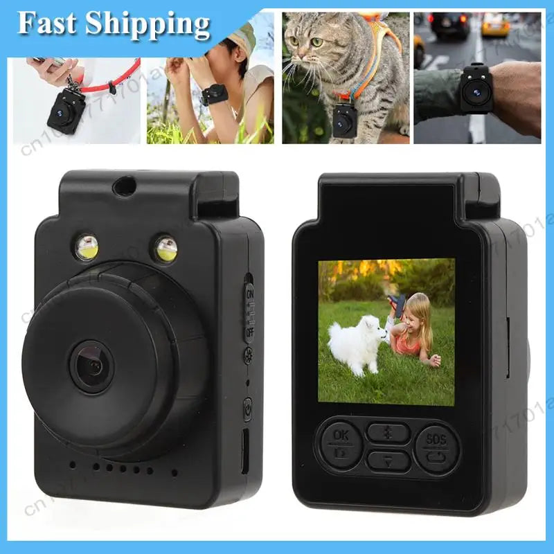 Best Pick Pet Camera 2K Mini Camera Outdoor Sport Camcorder Light Video Recording DVR Strap Style Body Cam Electronic Anti Shake