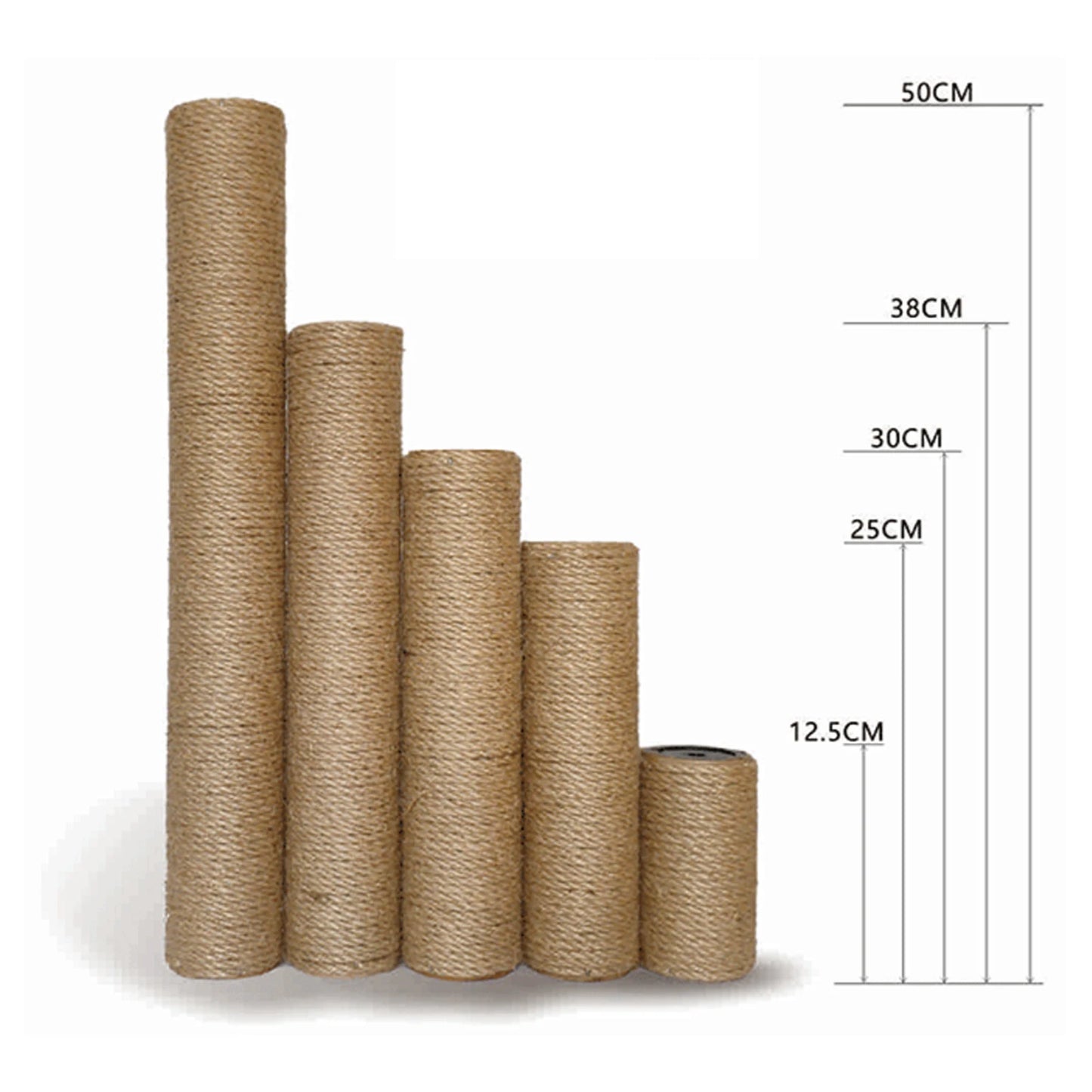 Cat Scratching Post for Cat Tree DIY Cat Climbing Frame Replacement Post Kitten Toy Sisal Rope for Small Animals Indoor Playing