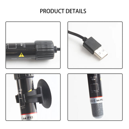 USB Mini Aquarium Heater Suitable for Small Fish Tanks Constant Temperature Aquarium Heater Immersion-Type Constant Temperature