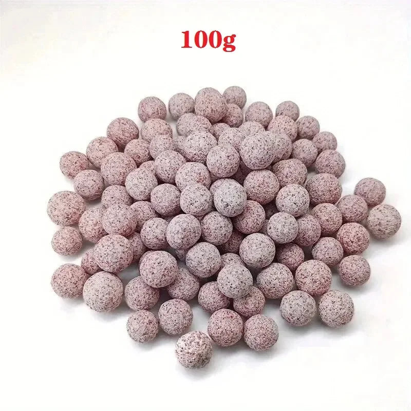 Aquarium Filter Media Set:Hollow Quartz Balls, Algae Remover, Nitrifying Bacteria, Conditioner&Bio-Clear Tabs for Fish Tank Care