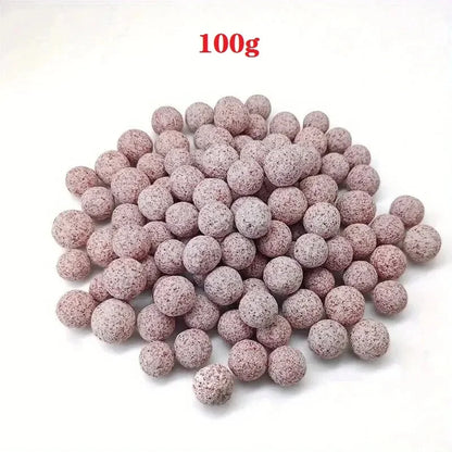 Aquarium Filter Media Set:Hollow Quartz Balls, Algae Remover, Nitrifying Bacteria, Conditioner&Bio-Clear Tabs for Fish Tank Care