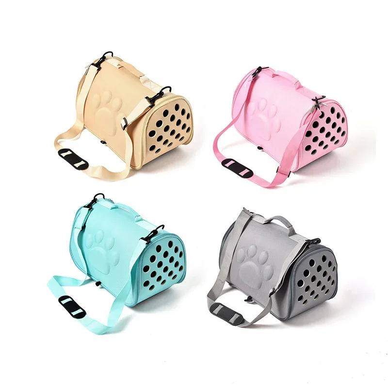 Portable Dog Cat Carrier Bag Large Capacity Outdoor Travel Dog Carrier Shoulder Bag Sling Breathable Cat Handbag for Small Dogs