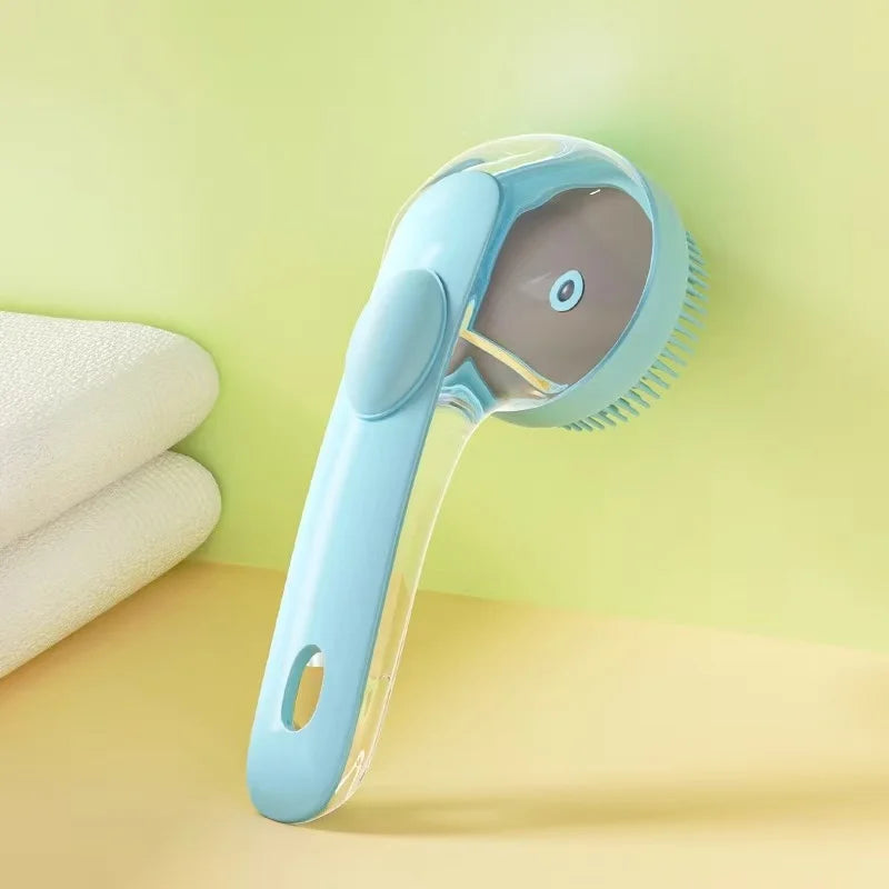 Pet Bath Brush for Small Dogs & Cats: Specialized Dog Washing Tool, Massage Scrub Brush - Pet Bathing Essential for