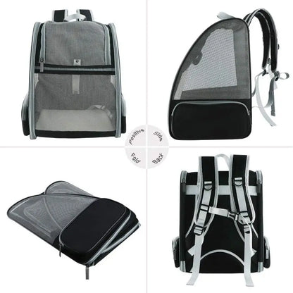 Pet Cat Carrier Bag Outdoor Travel Backpack for Cats Small Dogs Foldable portable Breathable Backpack for Cat Dog Pet Supplies