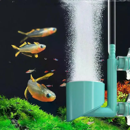 Aquarium Fish Tank Air Pump With Suction Cup Mini Bubble Tray Air Purifier Ultra Dense Bubble Rock Oxygenation Accessories