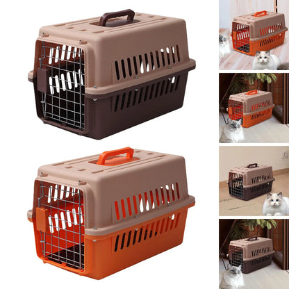 Pet Carrier Breathable and Handle Pet Porter Fashion Dog Kennel for Walking Indoor Outdoor Rabbits Pet Store Quick Trips
