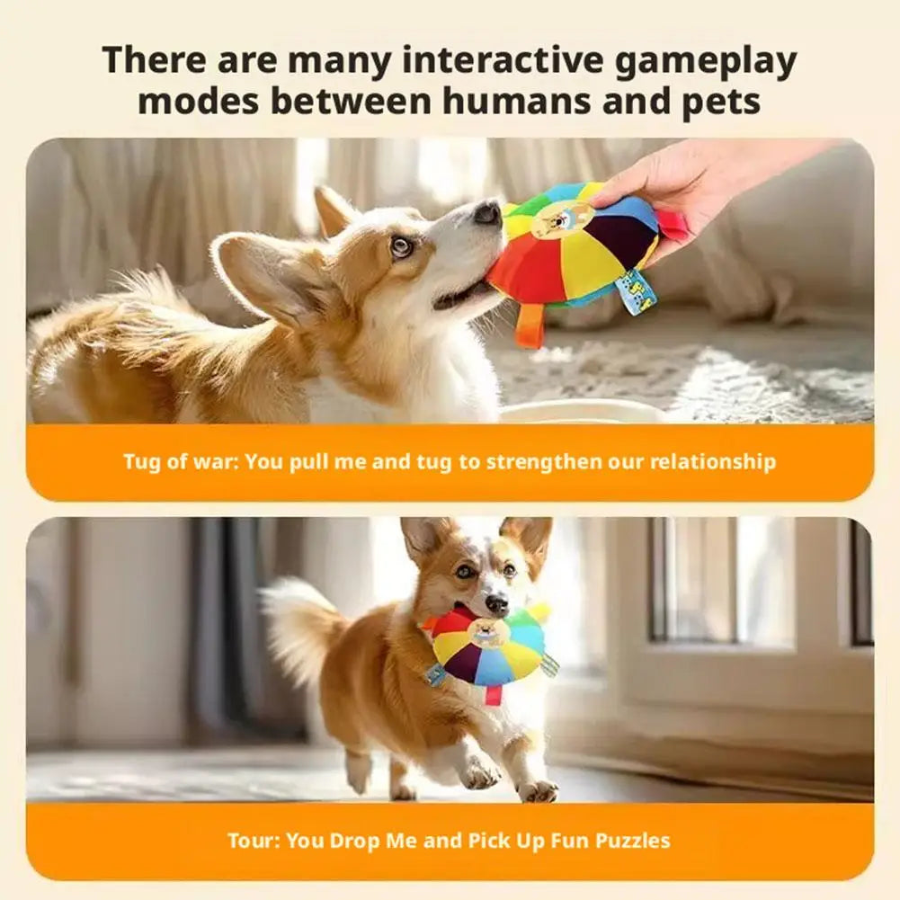 Dog Toy Makes Sound Interactive Dog Toys Durable and Chew-resistant for Stress Relief for Dogs Puppies