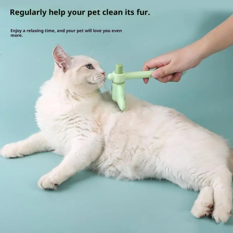 Cat Dog Hair Grooming Rotating Pet Comb Pet Removes Matted Hairs Comb Pet Cleaning Bath Brush Pet Care And Deshedding Supplies