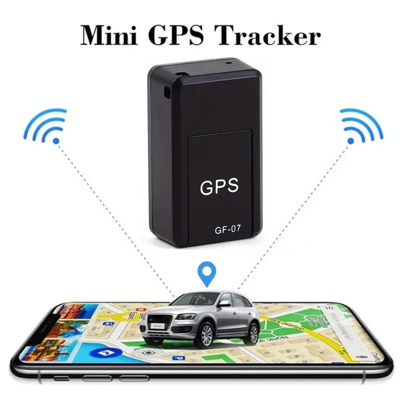 GF07 Magnetic Mini GPS Tracker Real-Time Vehicle Locator Car Pet Tracking Device Compact Portable GPS Locator Position APP ;',./