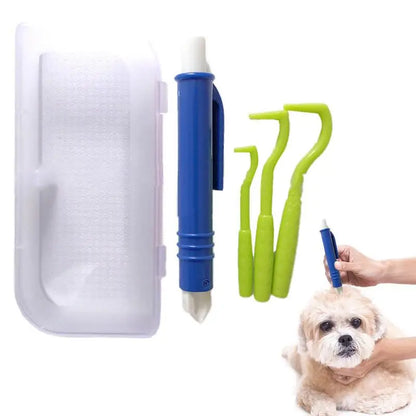 4PCS Flea Remover Hook Tick Remover Tweezer Tick Pull Pet Cat Dog Tick Clamp Accessaries Pet Mite Flea Extractor Dog Accessaries