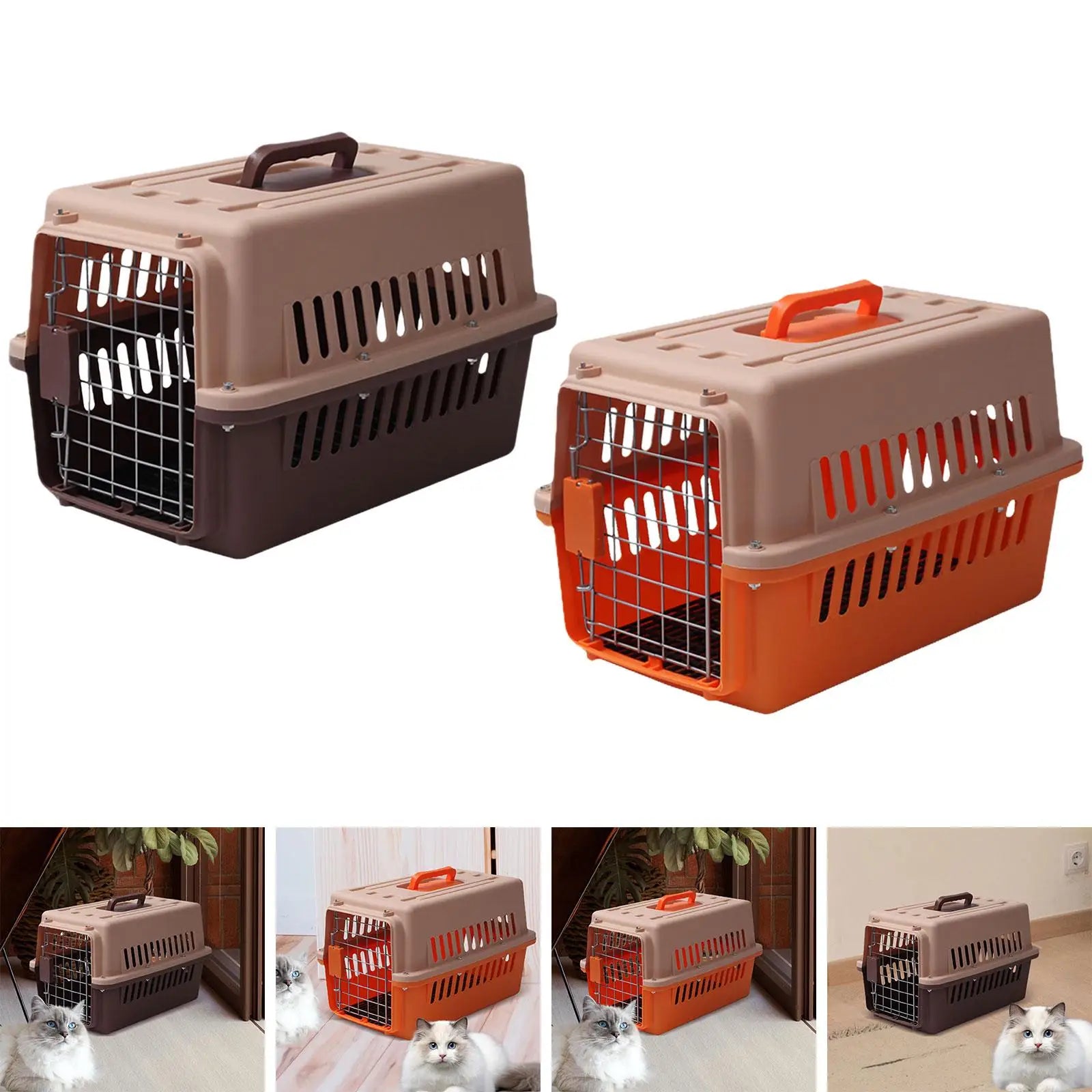 Pet Carrier Breathable and Handle Pet Porter Fashion Dog Kennel for Walking Indoor Outdoor Rabbits Pet Store Quick Trips