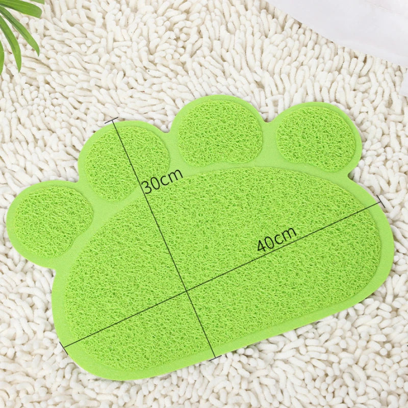 Cat Litter Mat Pet Meal Pad Anti Dirt Prevent Slippery Cushion Anti Jamming Foot Splashing Sand Rug Cat Cage Foot Mat Dog Carpet