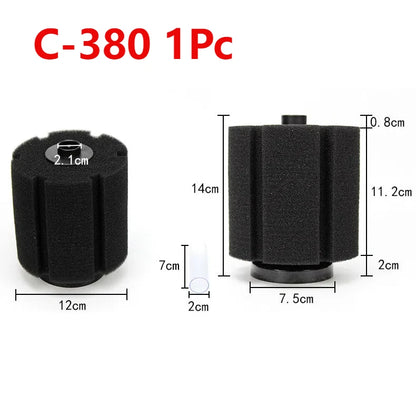 Aquarium Filter Sponge For Fish Tank Air Pump Skimmer Biochemical Sponge Filter Aquarium Bio Filter Filtro Aquario Acessorio