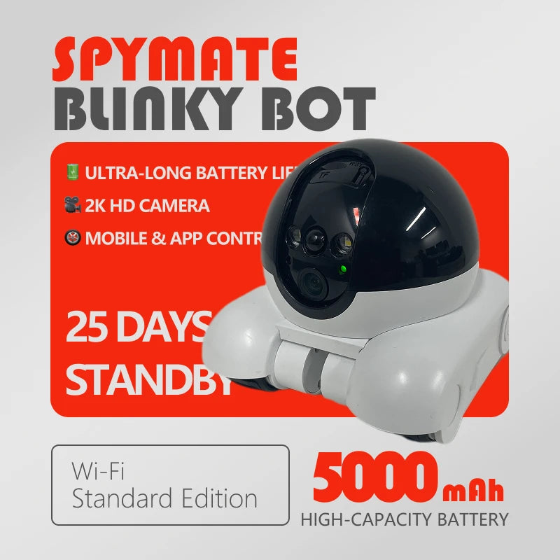 Pet Surveillance Camera | 360° Robot Camera,Baby Pet Camera, Bidirectional Dialogue,Motion Detection,Dog/Cat/Baby/Elderly