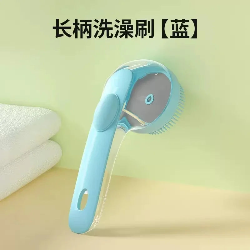 Pet Bath Brush for Small Dogs & Cats: Specialized Dog Washing Tool, Massage Scrub Brush - Pet Bathing Essential for