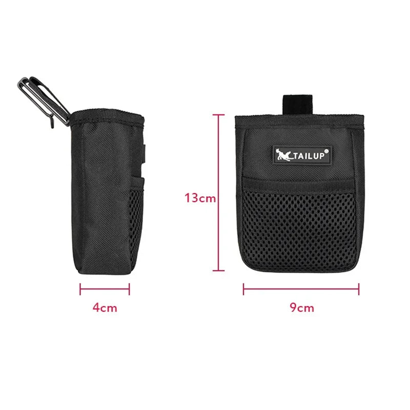 Pet Dog Puppy Training Treat Snack Bait Pet Feed Pocket Pouch Obedience Agility Pouch Food Bag Pocket Snack Reward Waist Bag
