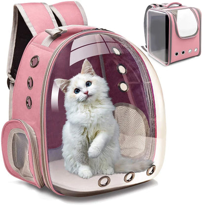 Pet Carriers Cat Carrier Bags Breathable Small Dog Cat Backpack Travel Space Capsule Cage Pet Transport Bag Carrying for Cats