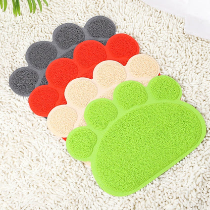 Cat Litter Mat Pet Meal Pad Anti Dirt Prevent Slippery Cushion Anti Jamming Foot Splashing Sand Rug Cat Cage Foot Mat Dog Carpet