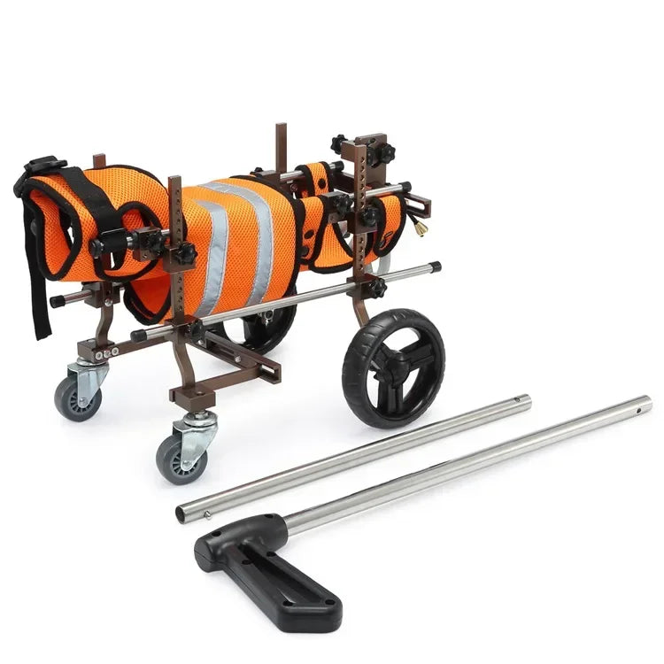 Dog Training Aids Four Wheeled Dog Legs Disability Stroller Pet Everything Harnesses Puppy Supplies Training Behavior Accessory