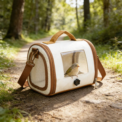 NEW Portable Bird Carrier Bag Breathable Design Handheld & Crossbody Small Pet Bag Suitable for Parrot Hamster Hedgehog Chipmunk