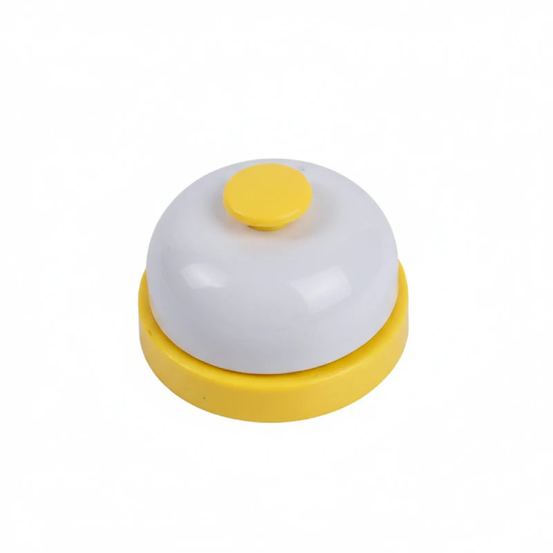 Parrot Training Bell Bird Food Call Dinner Ring, Obedience Training Toy for Cockatiel African Grey, No Battery Required