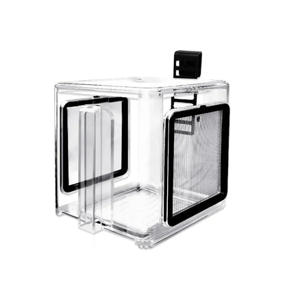 Aquarium Fish Tank Acrylic Isolation Box Stainless Steel Mesh Pneumatic Spawning Incubation Box Ornamental Breeding Room Small