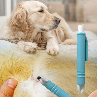 4pcs Tick Remover Tools Set for Dogs, Tweezers, Flea Remover, Comb Lice Supplies, Cat, Pet, Human Horse Tick Removal Supplies