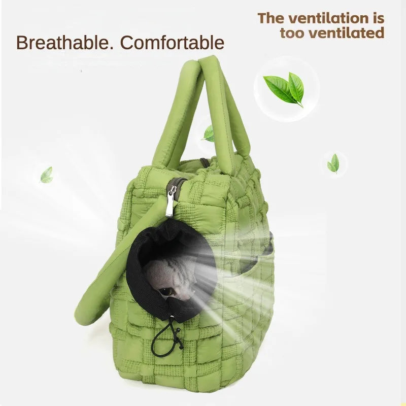 Cat Carrier Cat Transport Travel Cat Bag Travel Carrier Foldable  Waterproof Cat Carriers for Cats Carrier for Small Dogs