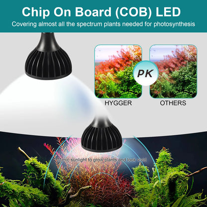 LED Aquarium Light For Fish Tank Plants Grow Light 10W/20W/30W  Freshwater Aquatic Plant Lighting Plant Growing Lamp 3000K/6000K