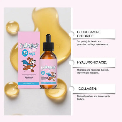 Dog Hair Conditioner Multi-functional Nutritional Supplement Liquid Collagen Dog Cat Pet Supplies