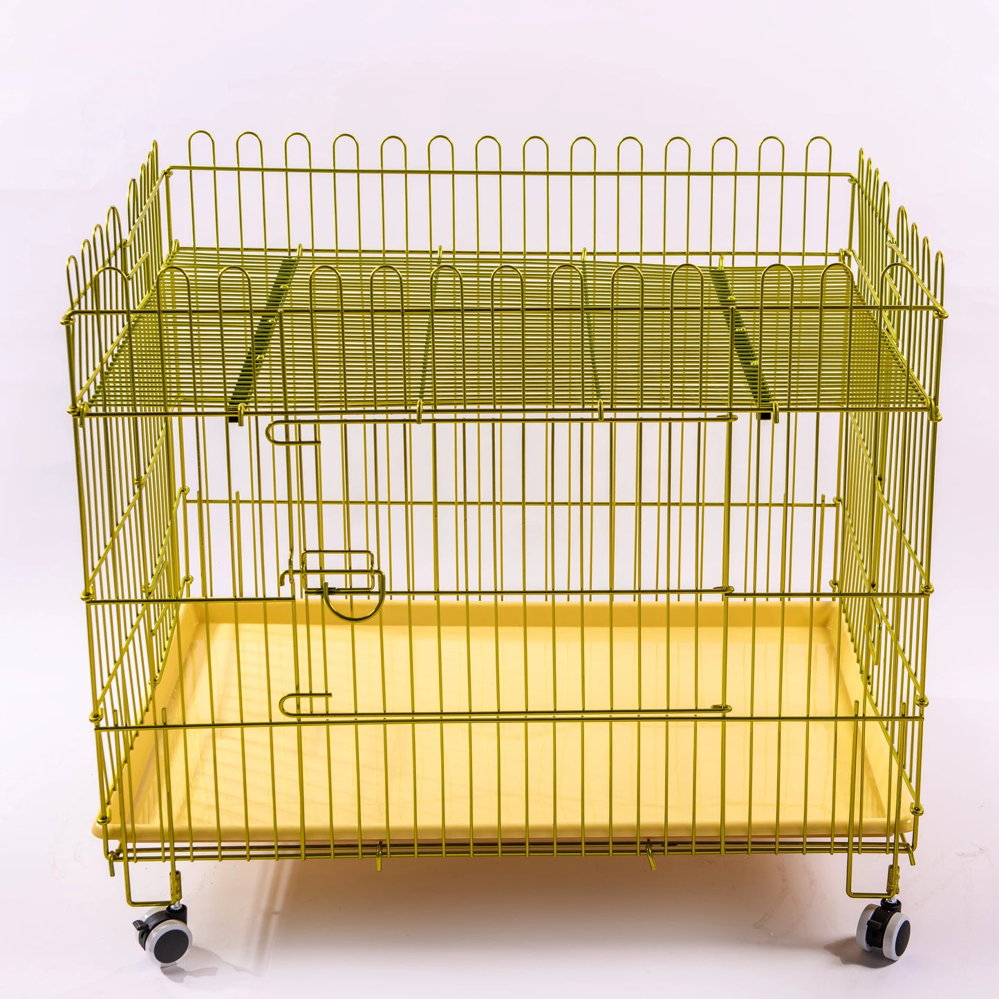 Dog Crate Furniture With Cushion for Large Medium Dogs, Heavy Duty Dog Kennel With Double Doors, Decorative Pet House Dog Cage