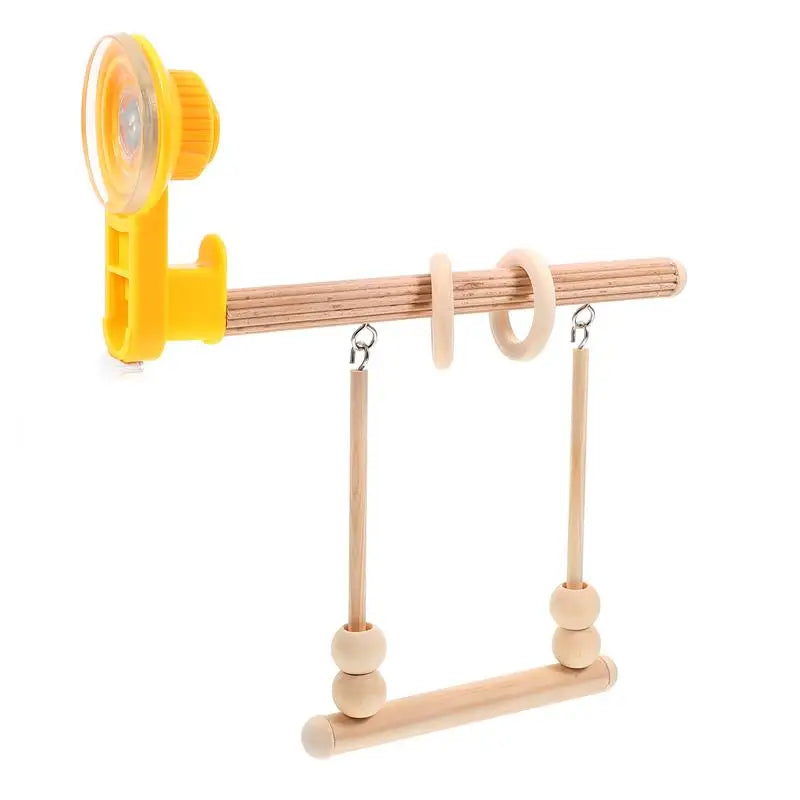 Bird Perch Suction Cup Parrot Training Stand Bird Grinding Perch Bird Cage Parrot Stand Standing Branch Parrot Training Perch