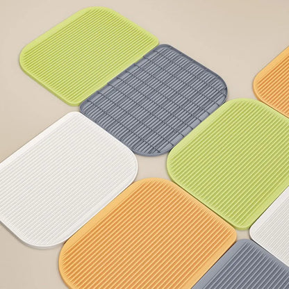 Durable Super Hard Cat Litter Mat Waterproof Splash-Proof Litter Catcher Non Slip Scratch-proof Litter Trapper Pad Pet Grooming